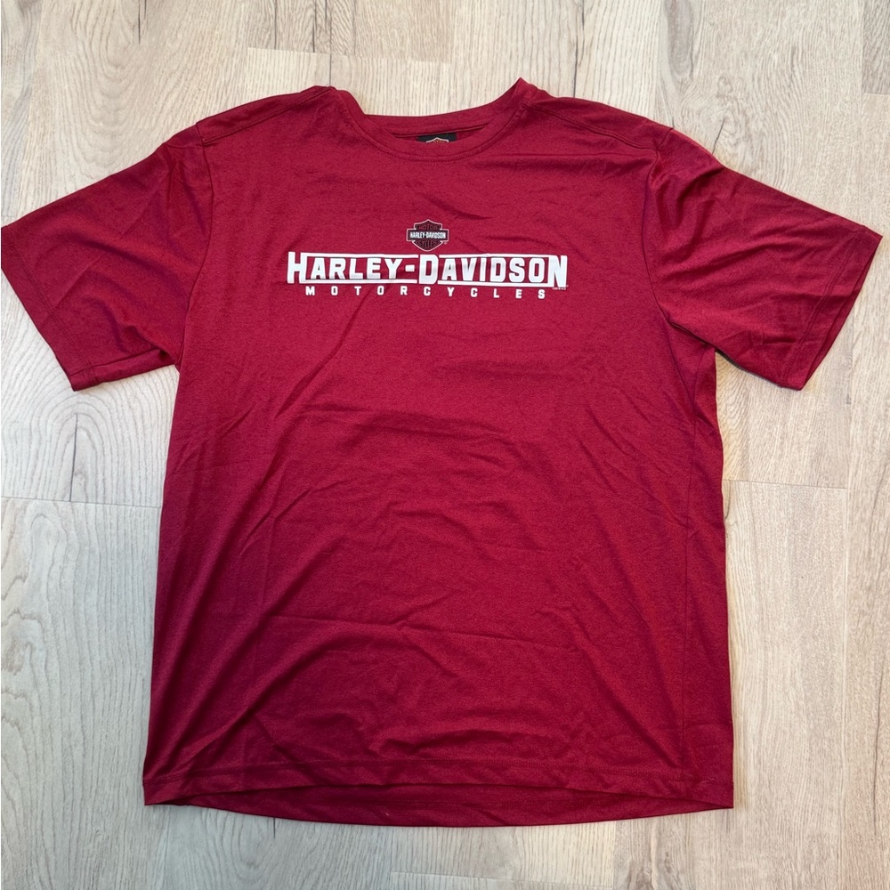 Harley-Davidson Burgundy Short Sleeve Tee